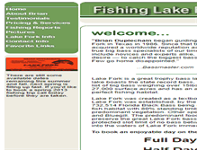 Tablet Screenshot of lakeforkfish.com